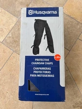 Husqvarna OEM Gray Chainsaw Chaps Protective Legs Adjustable Waist 531309503