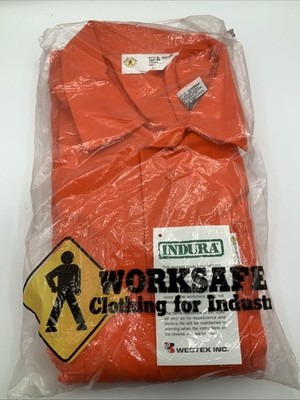 Westex Indura Fire Resistant  Coverall Style IOS909 Size 42 Worksafe 100% Cotton