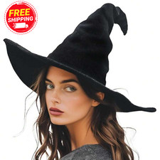15in Witch Hats Large Magician Hat Party Hat Costume Novelty Cosplay Accessories