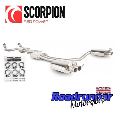 Scorpion Audi RS4 B8 & RS5 4.2 Coupe Auspuff Ab-Kat-Rückventil Resonanz SAU048SYS