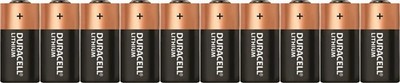 10 Duracell 3V 800mAh CR2 Lithium Batterien