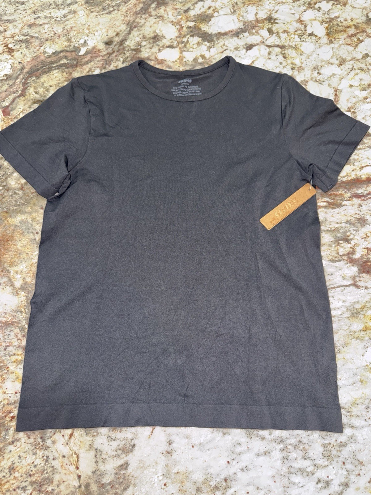 NWT SKIMS Soft Smoothing Seamless T-shirt Size X Large XL Color Eclipse NEW