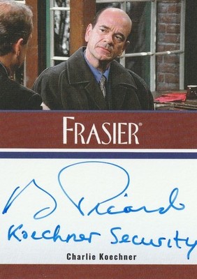 FRASIER PREMIERE EDITION - ROBERT PICARDO CHARLIE KOECHNER INSCHRIFT AUTOGRAMM