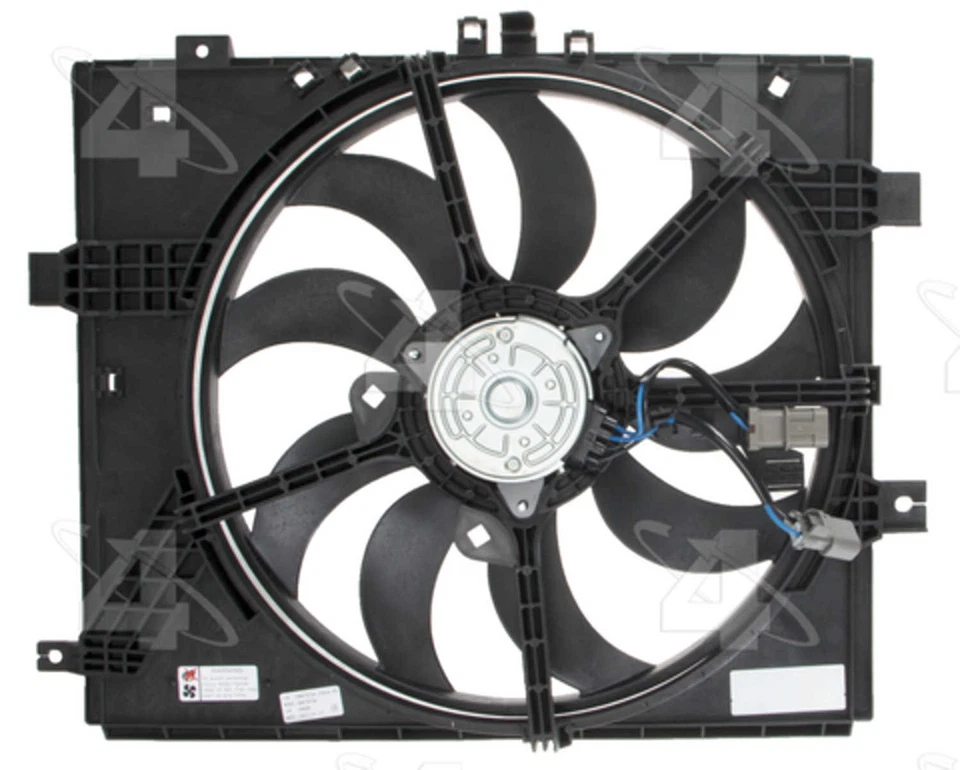 Вентилятор охлаждения двигателя в сборе подходит для Nissan Versa Versa Note 2012-2015 годов выпуска ЧЕТЫРЕ СЕЗОНА - Изображение 4 из 4