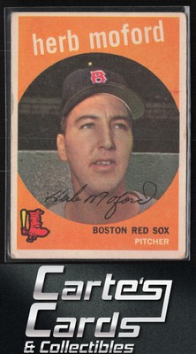 Herb Moford 1959 Topps #91 Boston Red Sox RC Rookie