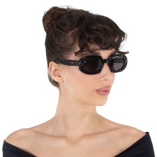 Celine Bold 3 Dots Grey Cat Eye Ladies Sunglasses CL40276U 01A 54 CL40276U 01A