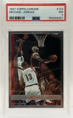 1997-98 Topps Chrome - Michael Jordan #123 PSA 7