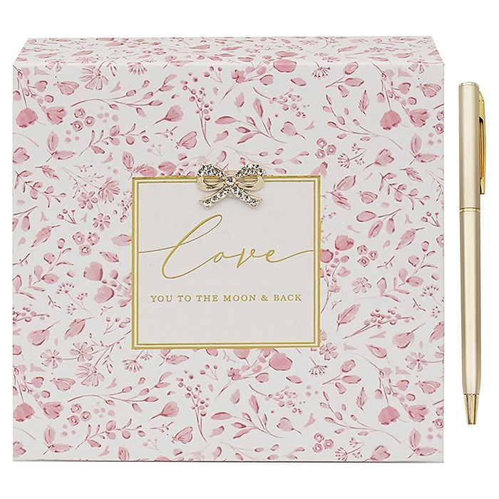 Madelaine by Hearts Love you to the Moon & Back Memo Pad & Pen