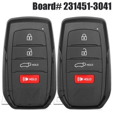 2 231451-3041 Smart Remote Key Fob For Toyota Grand Highlander Sequoia Venza