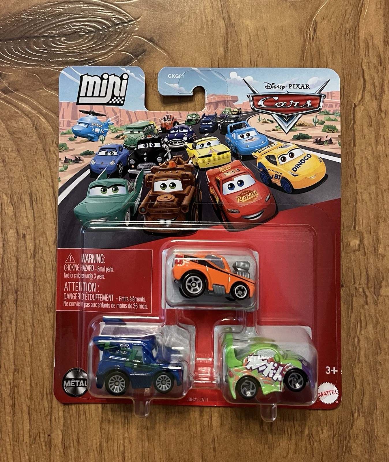 New! Disney Pixar Cars Metal Series Mini Racers: Snot Rod - DJ - Wingo HTF