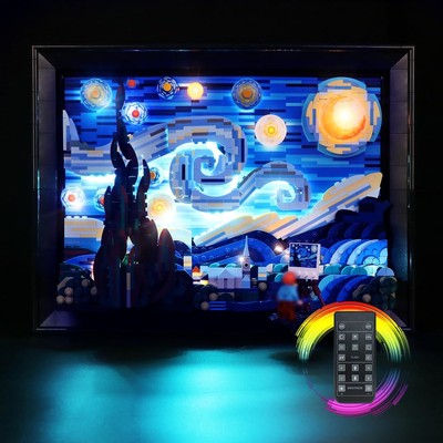 LED Light Kit for Lego Vincent Van Gogh - The Starry Night, lego 21333 