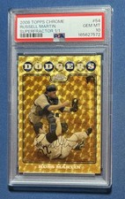 Marketplace image: 2008 Topps Chrome Russell Martin Superfractor 1/1 Dodgers #54