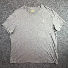 Polo Ralph Lauren T-Shirt Mens XL Grey Short Sleeve Pony Logo Crewneck