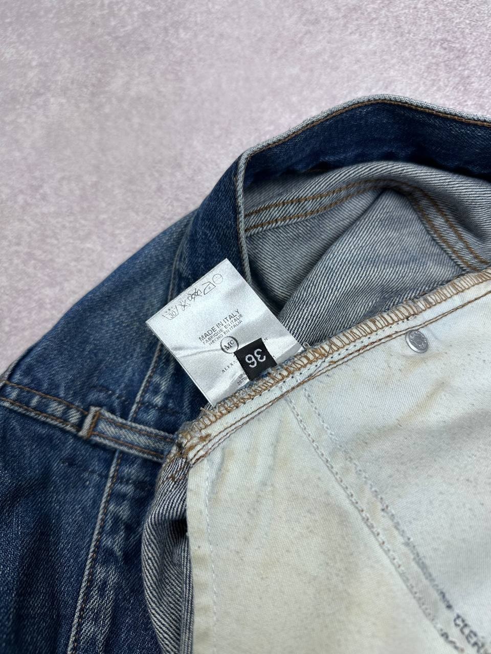 ALEXANDER MCQUEEN FLARED PATCHWORK JEANS RARE DES… - image 11