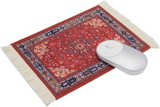 Rug Mouse Pad, Oriental Carpet Style Persian Style Mouse Pad Dark Red