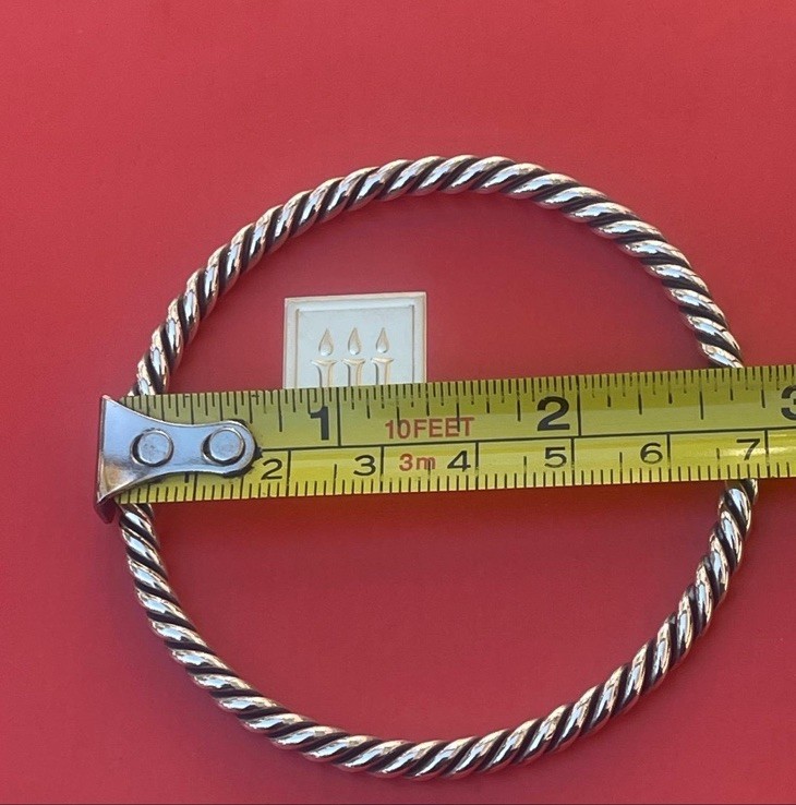 James Avery Retired Twisted Rope Stackable Bangle… - image 8