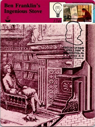 Dr Jim Stamps Maximum Card Benjamin Franklin Scientist 39C Fdc