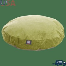 Dog Bed W/ Zippered Slipcover Waterproof Base Machine Washable Plush Fill New