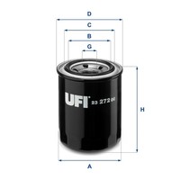 ÖLfilter Ufi 23.272.00 Anschraubfilter FüR Mazda Sa 626 Hc Gd Cb 929 Gc Rx 3 1 2