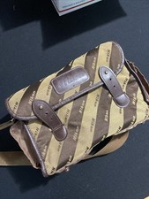 Vintage Nikon 1980s Striped Brown Camera Bag 14  