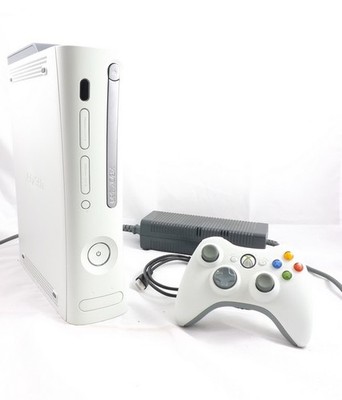 Microsoft Xbox 360 Konsole Premium 20 GB Weiß + Original Controller Weiß - GEB