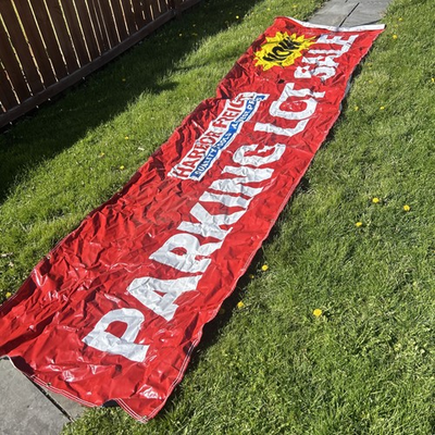 #ad Harbor Freight Tools HFT Parking Lot Sale PVC Sign 15#x27; x 4#x27; Banner 2024 $50.00