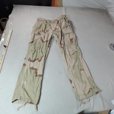 Vintage Wrangler Camo Pants Mens Medium Regular Desert Combat Cargo BDU 90s