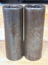 Lot Of 2 - 12 Drive Deep Impact Sockets 34 1316 - 6 Point Usa Sae True