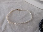 Freshwater Pearl Black Goldstone Beaded Necklace and Beaded Bracelets LOT of 3 — photo 6