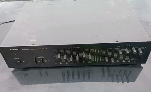 Vintage Nikko EQ-11 Stereo Graphic Equalizer, Works