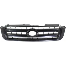 For Toyota Highlander Grille 2004-2007 ABS Plastic Painted Black Shell Insert