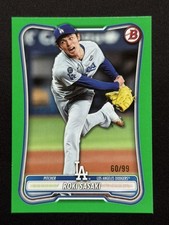 2026 Topps Bowman #63 Roki Sasaki Base Green /99 Dodgers