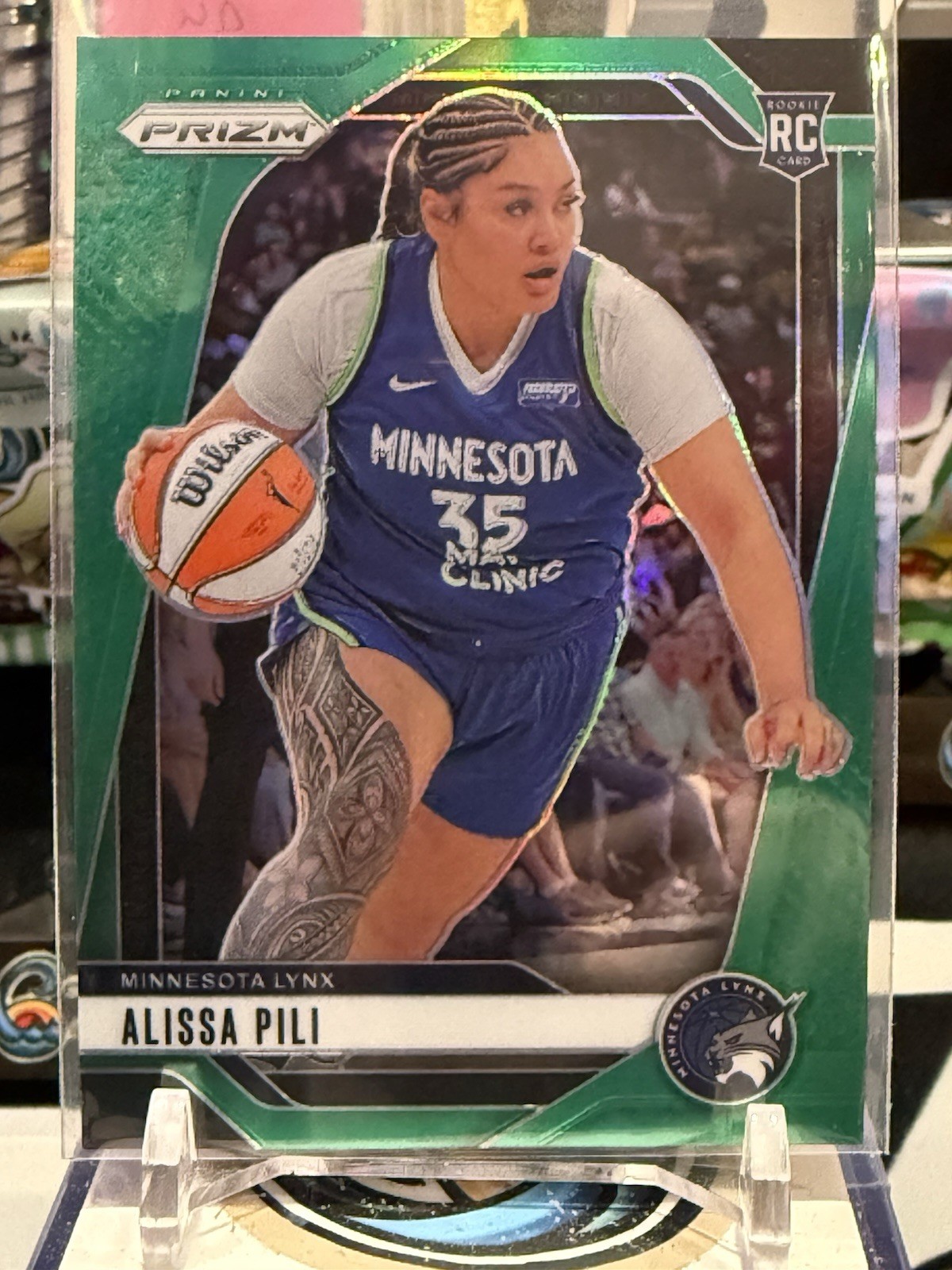 Alissa Pili 2024 Prizm WNBA Rookie Green #83 Minnesota Lynx GL