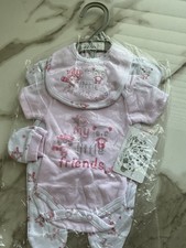 Babygrow Newborn Baby Clothing Set Bodysuit Long Sleeve Romper Pants Outfits Set