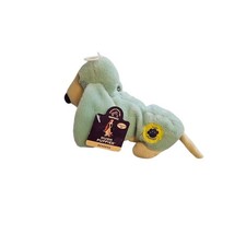 Vintage Green Plush Hush Puppy Basset Hound Dog Nwt