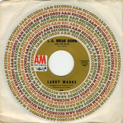 Larry Marks, L.A. Break Down (And Take Me In) / Country Woman, (7''), VG+, 432619