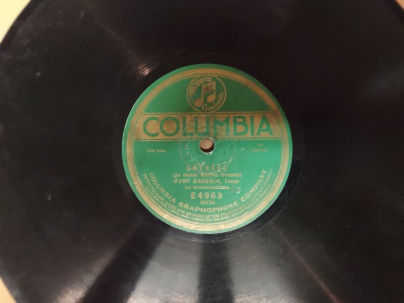 1920 German COL.78/KURT RASQUIN..Tenor w. Orch.