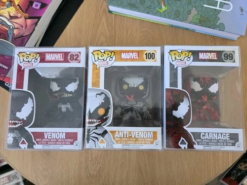 Venom #82 Anti-venom #100 And Carnage #99 . 3 Pack. Full Collection. Vaulted