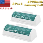 2X 3.6V 4000mAh Battery for iRobot Braava jet 240 BC674 4446040 UFE-ALT240ROB