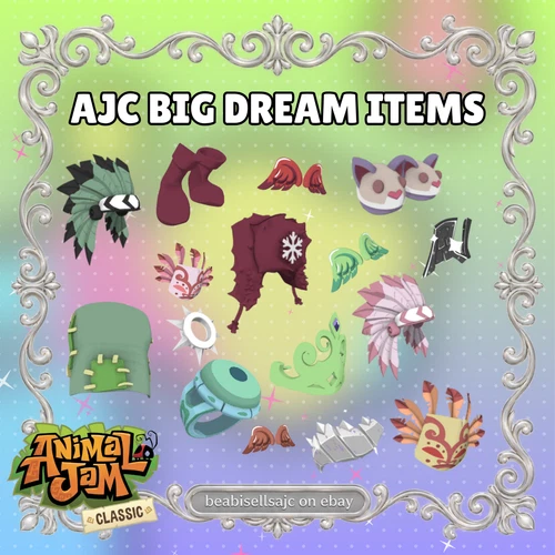 Animal Jam Classic (AJC) | Rare & Dream Items (READ DESCRIPTION) - product listing photo