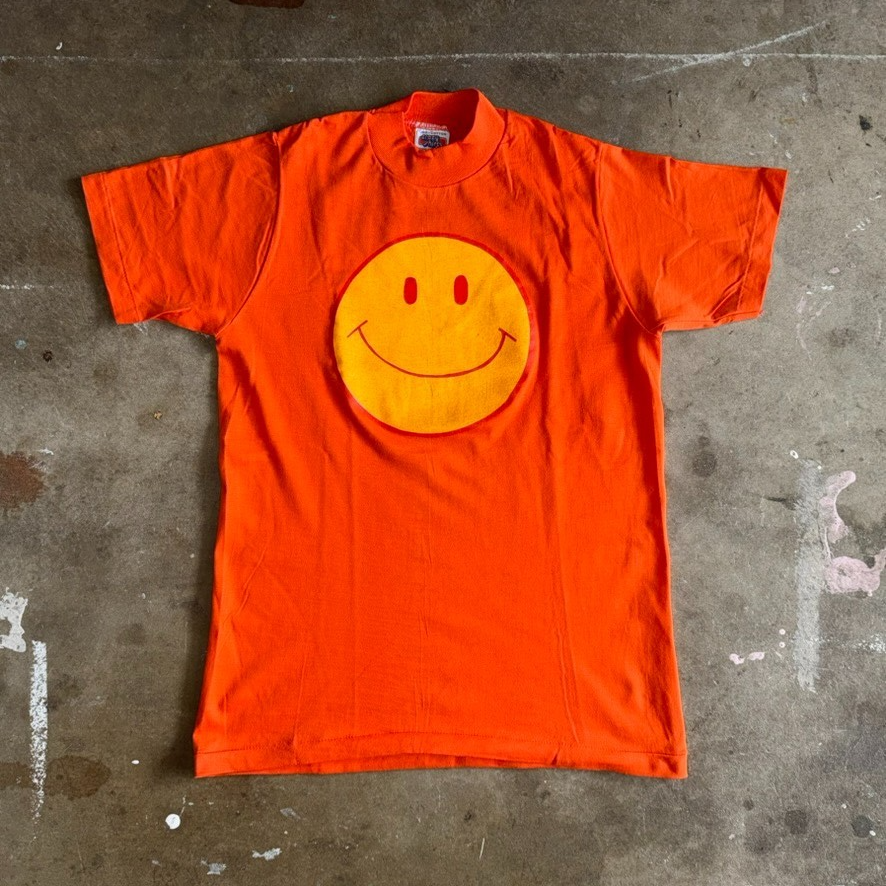 Crazy Shirts Hawaii 1978 ヴィンテージTシャツ 70s - 80s VINTAGE CRAZY SHIRTS HAWAII SMILEY FACE T-SHIRT MEN SZ S