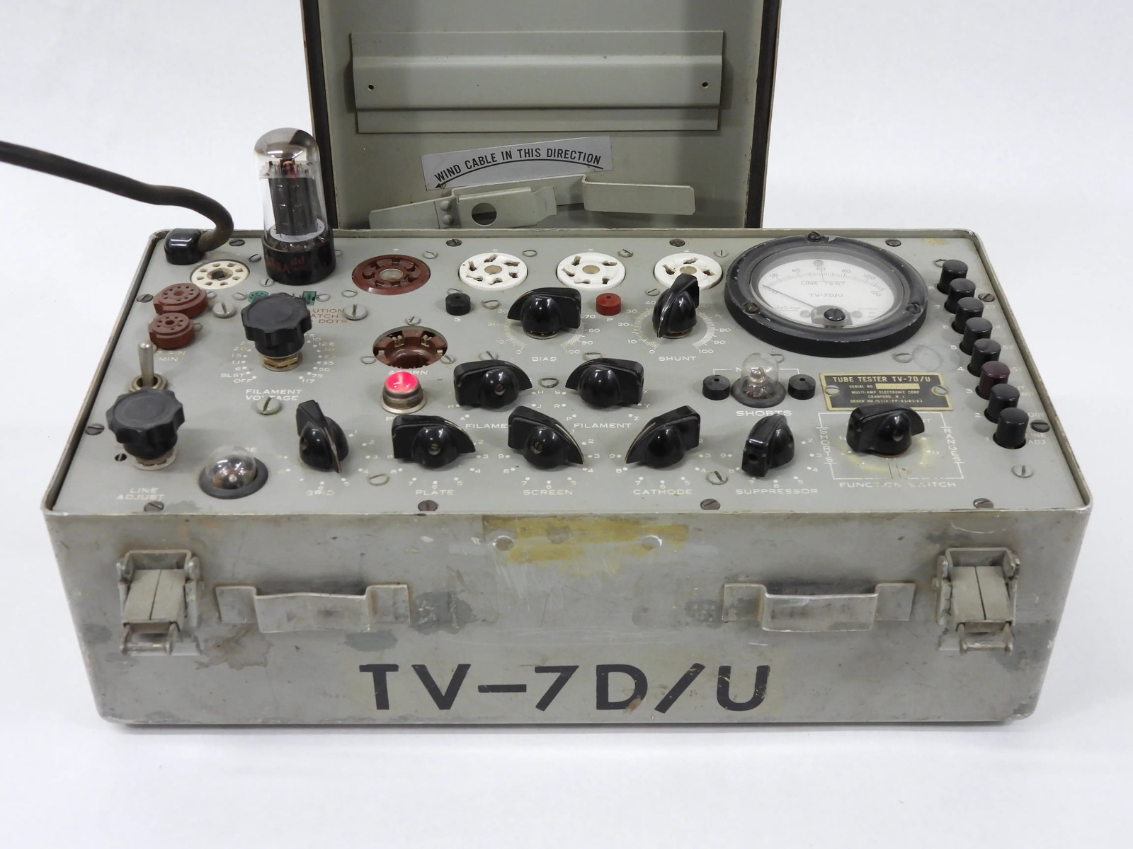 TV-7D/U TV-7 TV-7D Vintage Military Tube Tester (original, SN 779)