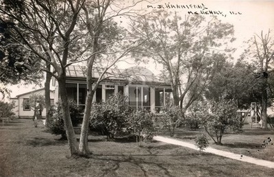 McHenry IL Illinois Hannifan House PL Huckins 1922 RPPC Photo Postcard COPY
