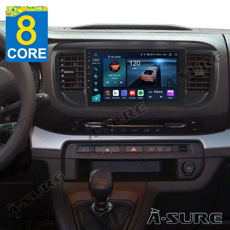4+64G 8-Core Android14 Autoradio Carplay Für Opel Vivaro C Zafira Life 2019-2023 - Bild 1 von 4
