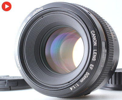 [MINT] Canon EF 50mm f1.4 USM AF Standard Lens For EOS Tested From JAPAN