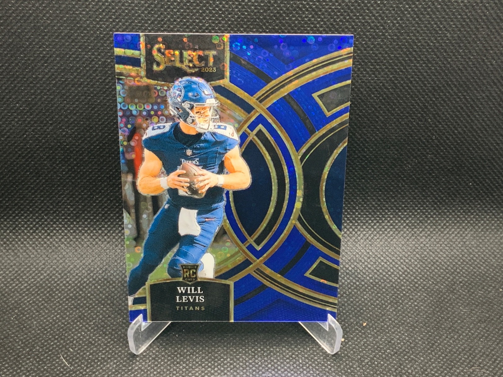 2023 Panini Select Will Levis /25 Blue Disco Prizm Premier Level RC