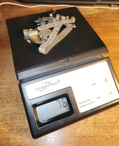 Sterling Silver 925 Scrap or Repair Lot  76 GRAMS AS PICTURED Art Deco +