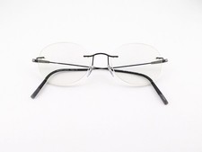 Silhouette Eyeglasses, Frames Only, 5500 BI 9040, 49-19-145, Titanium, Austria