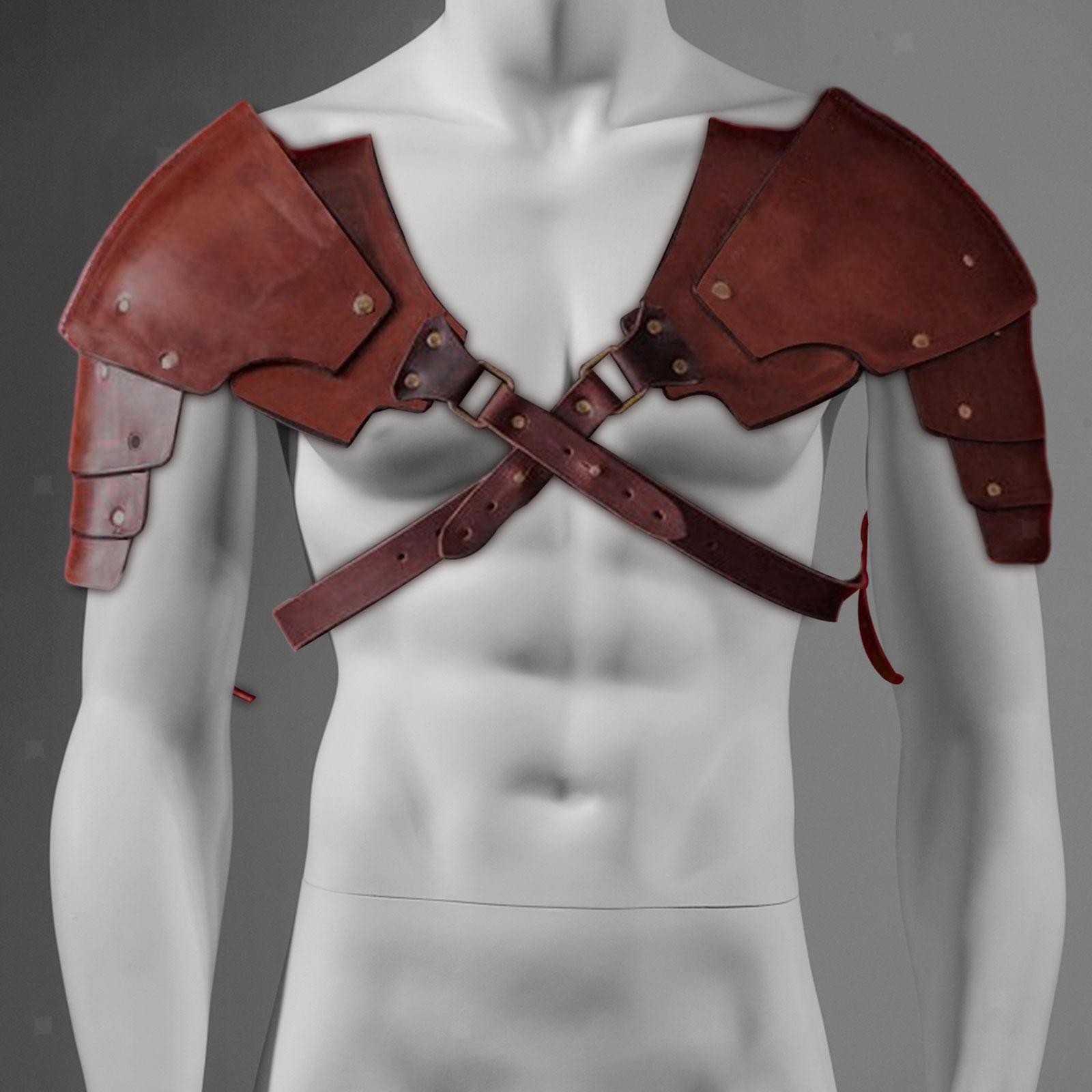 Medieval Shoulder Pauldron Knight Costume Accessory Shrug Armors Knight Shoulder
