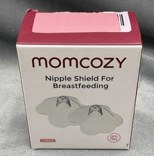 Momcozy Nipple Shields 100 Food-Grade Silicone for Breastfeeding Med 20mm 2PC